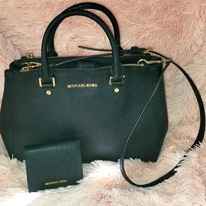 Michael Kors Medium Sutton Satchel with wallet